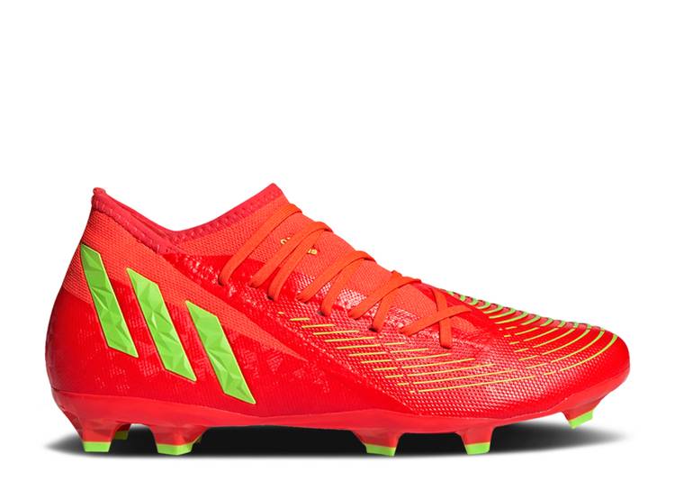 y ADIDAS PREDATOR EDGE.3 FG 'GAME DATA PACK' / SOLAR RED TEAM SOLAR GREEN CORE z AfB_X vf^[  bh `[  O[ RA Xj[J[ Y