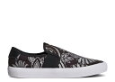 【 ADIDAS VULC RAID3R SLIP-ON 039 TROPICAL PRINT 039 / CORE BLACK SIGNAL ORANGE CLOUD 】 アディダス スリッポン コア 黒色 ブラック 橙 オレンジ スニーカー メンズ