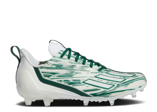 【 ADIDAS ADIZERO CLEATS 'WHITE DARK GREEN' / CLOUD WHITE DARK GREEN CLOUD 】 アディダス アディゼロ クリーツ スパイク 白色 ホワイト 緑 グリーン スニーカー メンズ