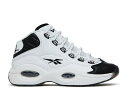 【 REEBOK QUESTION MID J 'WHY NOT US?' / WHITE BLACK FOOTWEAR WHITE 】 リーボック クエスチョン ミッド 白色 ホワイト 黒色 ブラック クエスチョンミッド ジュニア キッズ ベビー マタニティ スニーカー