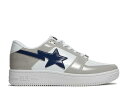 y BAPE BAPESTA LOW M1 'WHITE' / WHITE GREY z F zCg DF O[ Xj[J[ Y xCv