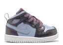 【 AIR JORDAN AIR JORDAN 1 MID SE TD 'MONSOON PURPLE RISE' / MONSOON BLUE PURPLE RISE VIOLET DUST WHITE MELON TINT 】 ナイキ ミッド 紫 パープル 青色 ブルー ライズ バイオレット 白色 ホワイト エアジョーダン ベビー