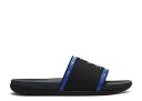 【 NIKE OFFCOURT SLIDE 'KENTUCKY' / BLACK GAME ROYAL WHITE 】 サンダル 黒色 ブラック ゲーム 白色 ホワイト ゲームロイヤル 青 ブルー スニーカー メンズ ナイキ