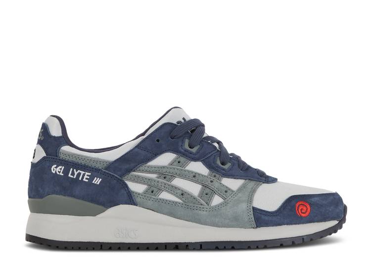 【 ASICS NARUTO SHIPPUDEN X GEL LYTE 3 OG 'KAKASHI' / GLACIER GREY LICHEN GREEN 】 灰色 グレー 緑 グリーン スニーカー メンズ アシックス