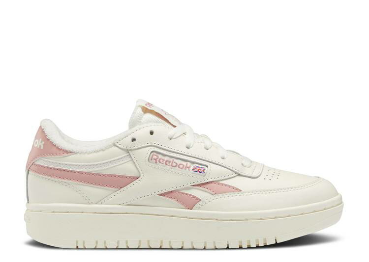 【 REEBOK WMNS CLUB C DOUBLE 'CHALK SMOKEY ROSE' / CHALK SMOKEY ROSE CHALK 】 リーボック クラブ ローズ スニーカー レディース