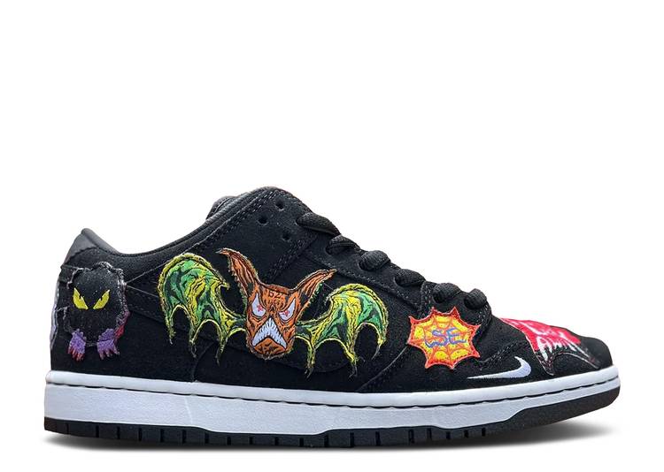 【 NIKE NECKFACE X DUNK LOW PRO SB 'BLACK' / BLACK WHITE 】 ダンク プロ エスビー 黒色 ブラック 白色 ホワイト ダンクロー スニーカー メンズ ナイキ