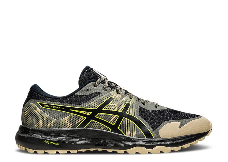 【 ASICS GEL SCRAM 'BLACK NEON LIME CAMO' / BLACK NEON LIME 】 ライム 黒色 ブラック スニーカー メンズ アシックス