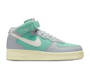 【 NIKE AIR FORCE 1 MID '07 LX 'CERTIFIED FRESH - ENAMEL GREEN' / GREY FOG SAIL ENAMEL GREEN 】 ミッド フレッシュ 灰色 グレー 緑 グリーン エアフォース スニーカー メンズ ナイキ