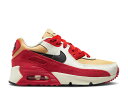 【 NIKE AIR MAX 90 LEATHER PS 'SESAME RED CLAY' / SESAME RED CLAY SAIL BLACK 】 マッ...
