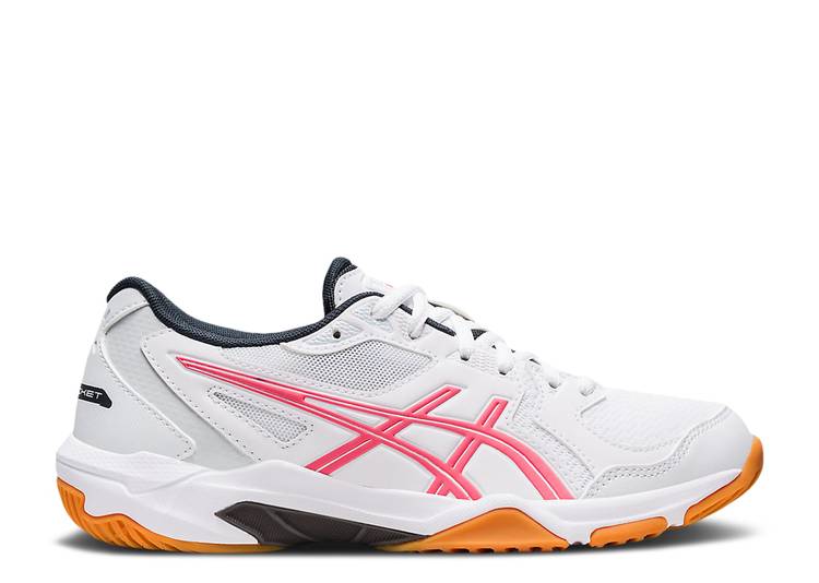 【 ASICS WMNS GEL ROCKET 10 'WHITE PINK CAMEO' / WHITE PINK CAMEO 】 ピンク 白色 ホワイト スニーカー レディース アシックス