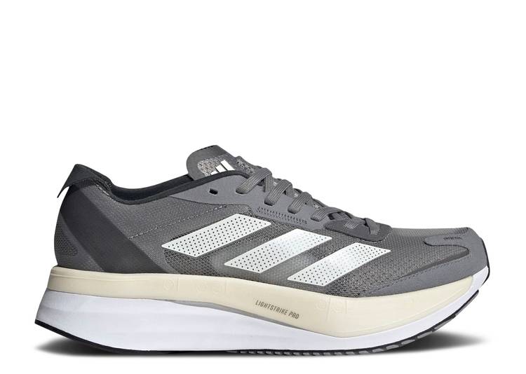 楽天スニケス【 ADIDAS WMNS ADIZERO BOSTON 11 'GREY ZERO METALLIC' / GREY THREE ZERO METALLIC 】 アディダス アディゼロ ボストン ゼロ 灰色 グレー スニーカー レディース