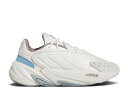 【 ADIDAS OZELIA J 'OFF WHITE ALUMINIUM' / OFF WHITE ALUMINIUM MAGIC GREY 】 アディダス 白色 ホワイト マジック 灰色 グレー ジュニア キッズ ベビー マタニティ スニーカー