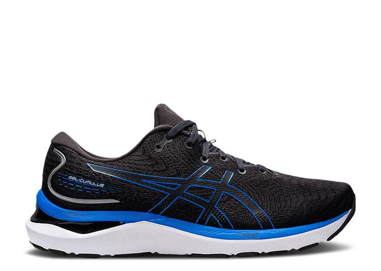 【 ASICS GEL CUMULUS 24 'GRAPHITE GREY ELECTRIC BLUE' / GRAPHITE GREY ELECTRIC BLUE 】 灰色 グレー 青色 ブルー スニーカー メンズ アシックス