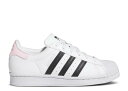 y ADIDAS SUPERSTAR BIG KID 'WHITE CLEAR PINK' / CLOUD WHITE CORE BLACK CLEAR z AfB_X X[p[X^[ F zCg RA F ubN WjA LbY xr[ }^jeB Xj[J[