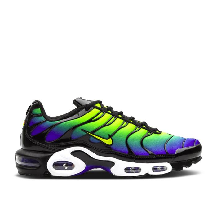 ナイキ Nike 【 Air Max Plus Tn Men Hyper Blue/Yellow-Black 】 マックス 靴 メンズ靴 スニーカー メンズ 青...