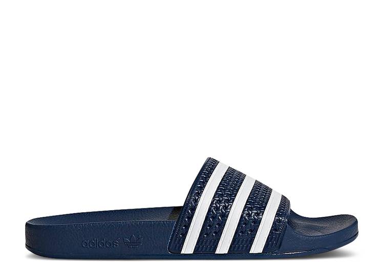 【 ADIDAS ADILETTE SLIDE 'ADI BLUE WHITE' / ADI BLUE WHITE ADI BLUE 】 アディダス アディレッタ サンダル 青色 ブルー 白色 ホワイト スニーカー メンズ