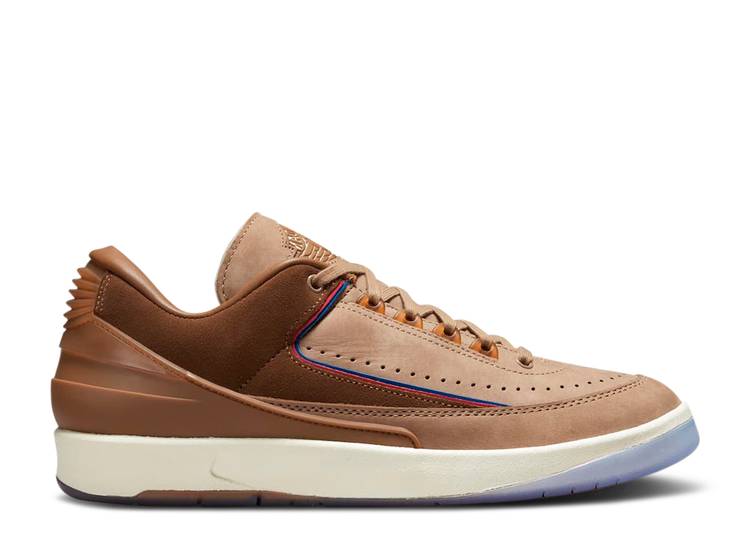 【 AIR JORDAN TWO 18 X JORDAN 2 RETRO LOW / ROCKY TAN BRITISH TAN GYM RED 】 ナイキ 赤 レッド エアジョーダン スニーカー メンズ