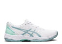 【 ASICS WMNS SOLUTION SWIFT FF 'WHITE SMOKE BLUE' / WHITE SMOKE BLUE 】 白色 ホワイト 青色 ブルー スニーカー レディース アシックス