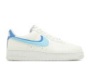 【 NIKE AIR FORCE 1 '07 LV8 '82 - BLUE CHILL' / SAIL MEDIUM BLUE BLACK BLUE 】 青色 ...