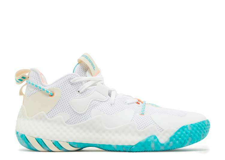 【 ADIDAS HARDEN VOL. 6 039 THE BAHAMAS 039 / CLOUD WHITE ECRU TINT BEAM 】 アディダス ハーデン 白色 ホワイト スニーカー メンズ