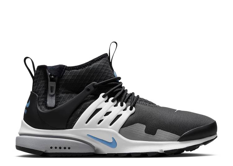 【 NIKE AIR PRESTO MID UTILITY 039 ANTHRACITE UNIVERSITY BLUE 039 / ANTHRACITE SUMMIT WHITE 】 プレスト ミッド 白色 ホワイト エア スニーカー メンズ ナイキ