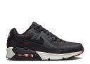 ナイキ NIKE マックス レザー チーム 赤 レッド 白色 ホワイト 黒色 ブラック エアマックス 'ANTHRACITE RED' ジュニア キッズ 【 TEAM RED NIKE 90 LEATHER GS ANTHRACITE SUMMIT WHITE BLACK 】 【送料無料・関