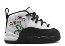 エアジョーダン AIR JORDAN 白色 ホワイト 緑 グリーン 黒色 ブラック エアジョーダン 'FLORAL' ベビー 【 GREEN 12 RETRO TD WHITE VIVID LAVENDER MIST BLACK 】 【送料無料・関税込み・追加料金なし・海外