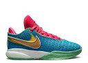 ナイキ NIKE レブロン レーザー 青色 ブルー ピンク 緑 グリーン 'LASER BLUE' ジュニア キッズ 【 LASER PINK GREEN NIKE LEBRON 20 GS BLUE HYPER GLOW MULTICOLOR 】 【送料無料・関税込み・追加料金なし・海