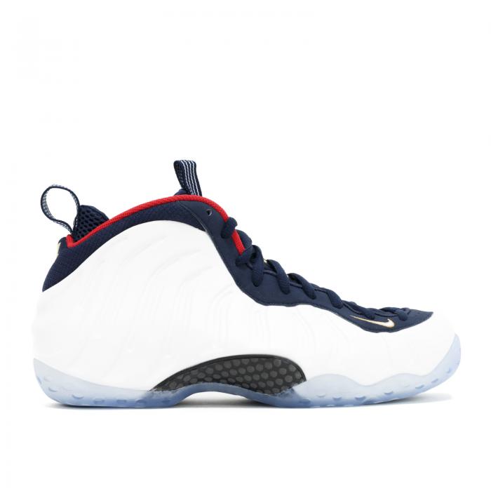 【 NIKE AIR FOAMPOSITE ONE PRM 039 OLYMPIC 039 / OBSDN WHITE UNVRSTY RD METLLC G 】 フォームポジット 白色 ホワイト エアフォームポジットワン スニーカー メンズ ナイキ