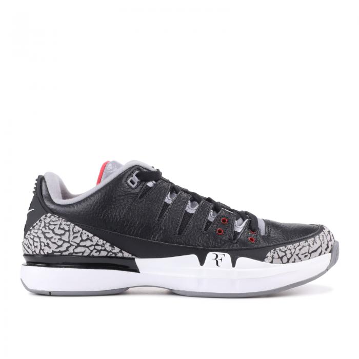 ナイキ NIKE ズーム 黒色 ブラック 灰色 グレー 'BLACK WHITE' スニーカー メンズ 【 NIKE ZOOM VAPOR TOUR AJ3 BLACK WHITECEMENT GREY 】