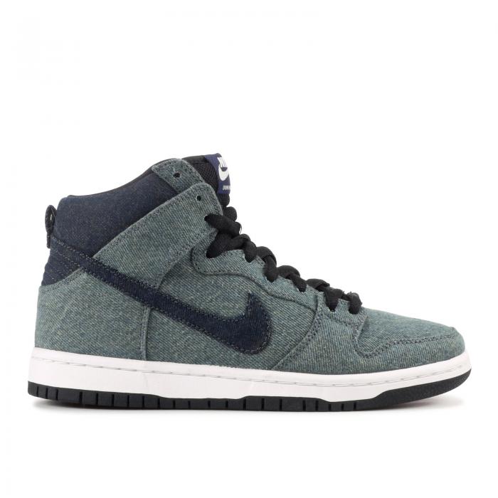 【 NIKE DUNK HIGH PREMIUM SB 'DENIM' / MIDNIGHT NAVY OBSIDIAN 】 ダンク ハイ プレミアム エスビー 紺色 ネイビー ダンクハイ スニーカー メンズ ナイキ