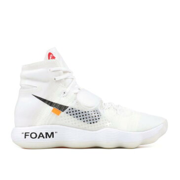 ナイキ NIKE オフホワイト ハイパーダンク フライニット 白色 ホワイト 'THE TEN' スニーカー メンズ 【 HYPERDUNK NIKE OFFWHITE X 2017 FLYKNIT WHITE WHITEWHITE 】