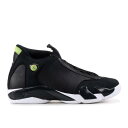 y AIR JORDAN AIR JORDAN 14 RETRO 'INDIGLO' 2016 / BLACK BLACK WHITE VIVID GREEN z iCL F ubN F zCg  O[ GAW[_ Xj[J[ Y