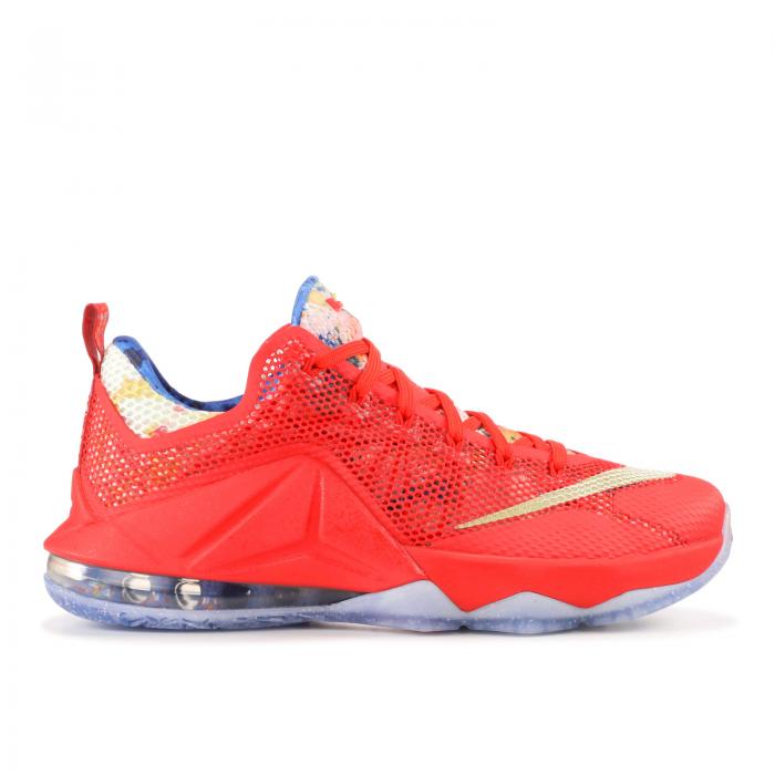 ナイキ NIKE レブロン 'TRAIN WRECK' スニーカー メンズ 【 NIKE LEBRON 12 LOW SAMPLE MULTI 】