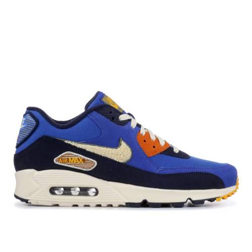 【 NIKE AIR MAX 90 PREMIUM SE 'GAME ROYAL LIGHT CREAM' / GAME ROYAL LIGHT CREAM CAMPER 】 マックス プレミアム ゲーム クリーム エアマックス 'ゲームロイヤル 青 ブルー ゲームロイヤル スニーカー メンズ ナイ