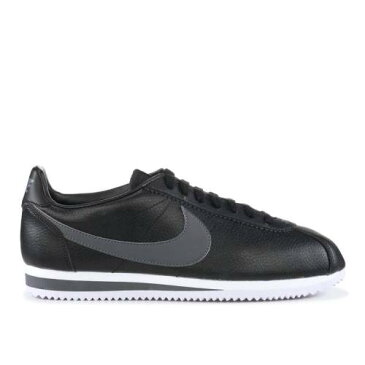 ナイキ NIKE クラシック コルテッツ レザー 黒色 ブラック クラシックコルテッツ 'ANTHRACITE' スニーカー メンズ 【 NIKE LEATHER BLACK DARK GREYWHITE 】