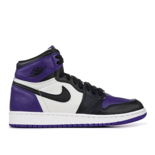 【 AIR JORDAN JORDAN 1 RETRO HIGH OG GS 'COURT PURPLE' / COURT PURPLE SAIL BLACK ...