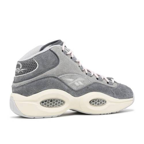 リーボック REEBOK リーボック クエスチョン ミッド 灰色 グレー ピンク クエスチョンミッド 'GREY SUEDE' スニーカー メンズ 【 QUESTION PINK REEBOK GREY 】