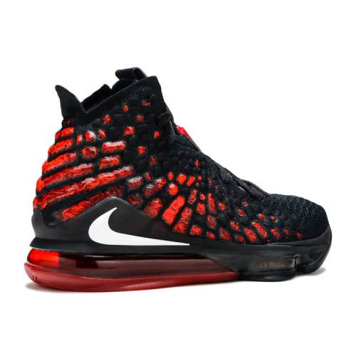 ナイキ NIKE レブロン 黒色 ブラック 赤 レッド 白色 ホワイト 'INFRARED VI' スニーカー メンズ 【 RED NIKE LEBRON 17 BLACK UNIVERSITY WHITE 】
