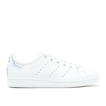 アディダス ADIDAS アディダス 白色 ホワイト 銀色 シルバー スタンスミス 'IRIDESCENT' ジュニア キッズ 【 SILVER ADIDAS J FOOTWEAR WHITE METALLIC 】