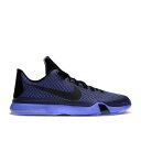 【 NIKE KOBE 10 GS 'BLACKOUT' / BLACK BLACK PERSIAN VIOLET 】 コービー 黒色 ブラック 紫 バイオレット ジュニア キッズ ベビー マタニティ スニーカー ナイキ 1