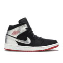 【 AIR JORDAN JORDAN 1 MID 'JOHNNY KILROY' / BLACK GYM RED METALLIC SILVER 】 ナイキ ...