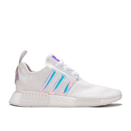 アディダス ADIDAS アディダス 白色 ホワイト 銀色 シルバー NMD_R1 'WHITE IRIDESCENT' スニーカー レディース 【 SILVER ADIDAS WMNS CLOUD WHITE METALLIC SUPPLIER COLOUR 】