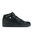 y NIKE COMME DES GAR?ONS X AIR FORCE 1 MID 'TRIPLE BLACK' / BLACK BLACK BLACK z ~bh F ubN GAtH[X Xj[J[ Y iCL