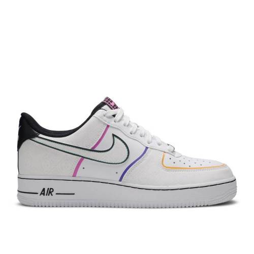 ナイキ 白色 ホワイト 黒色 ブラック 緑 グリーン エアフォース 'DAY DEAD' スニーカー メンズ 【 NIKE AIR FORCE 1 LOW OF THE / WHITE WHITE BLACK KINETIC GREEN 】 メンズ スニーカー