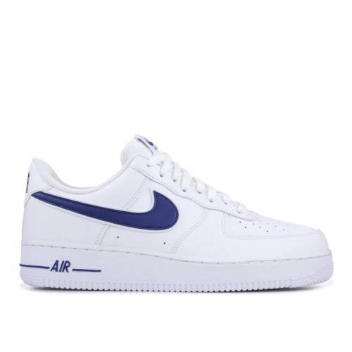 ナイキ ディープ 白色 ホワイト エアフォース '07 'WHITE ROYAL' スニーカー メンズ 【 NIKE AIR FORCE 1 3 DEEP / WHITE DEEP ROYAL 】 メンズ スニーカー