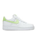【 NIKE WMNS AIR FORCE 1 '07 'WHITE BARELY VOLT' / WHITE WHITE WHITE BARELY VOLT 】 白色 ホワイト エアフォース スニーカー レディース ナイキ