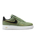 【 NIKE AIR FORCE 1 '07 LV8 'METALLIC SWOOSH PACK - OIL GREEN' / OIL GREEN BLACK METALLIC GOLD 】 スウッシュ スウォッシュ 緑 グリーン 黒色 ブラック ゴールド エアフォース スニーカー メンズ ナイキ