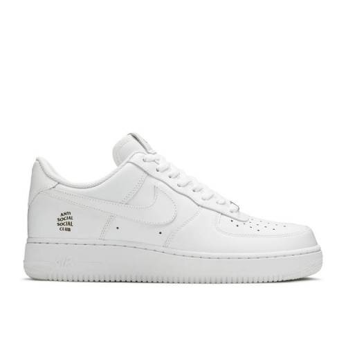 【 NIKE ANTI SOCIAL CLUB X AIR FORCE 1 LOW / WHITE WHITE 】 クラブ 白色 ホワイト エアフォース スニーカー メンズ ナイキ