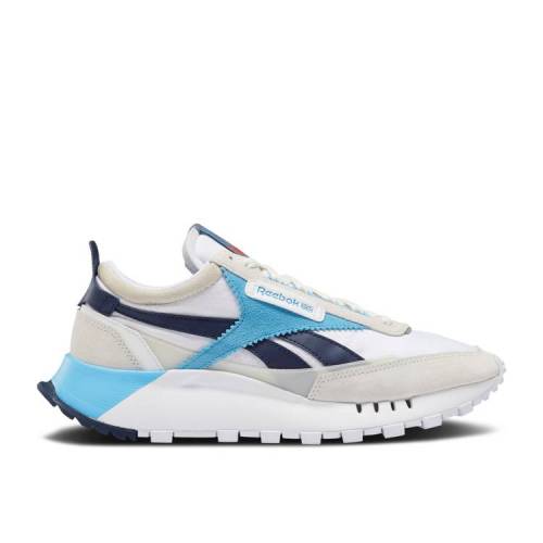【 REEBOK CLASSIC LEATHER LEGACY 'WHITE VECTOR NAVY' / FOOTWEAR WHITE CHALK VECTOR NAVY 】 リーボック クラシック レザー レガシー 白色 ホワイト 紺色 ネイビー スニーカー メンズ